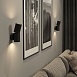 Настенный светодиодный светильник Deep 40126/LED черный Elektrostandard - фото