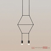 Подвесной Светильник Via Wireflow Polyhedral 2 Lineal Pendant Light Imperiumloft 152907-22