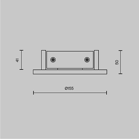 Настенный светильник (бра) Technical Parma C123-WL-02-3W-W - фото