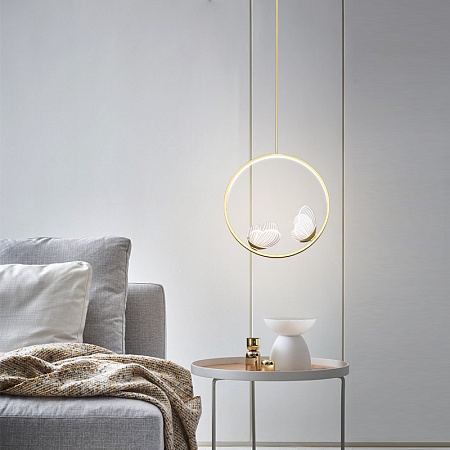 Подвесной Светильник Babetta Ring 1 L320 Brass 4000К Imperiumloft 186735-23 - фото