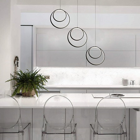 Подвесной светильник Eurosvet 90308/3 черный - фото