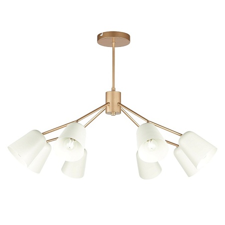 Светильник потолочный Золотистый/Белый E14 8*40W SLE155902-08 - фото