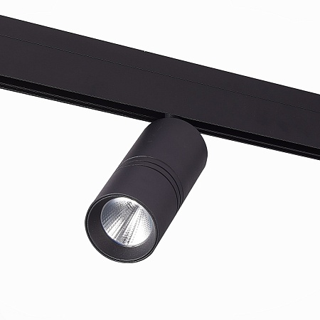 Магнитный трековый светильник Черный LED 1*18W 4000K 1 530Lm Ra>90 36° IP20 L-xW60xH148 ST365.446.18 - фото
