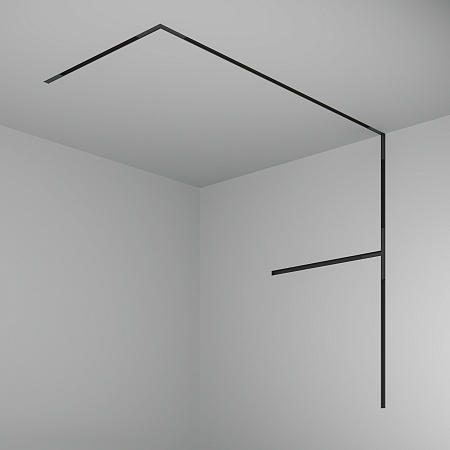 Трековая система Technical встраиваемая низковольтная (48 Вольт) чёрная 200x200 TS-R-200-TR176-1-3WTW-M-B