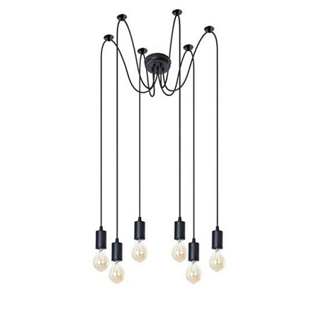 Подвесная люстра ARTE LAMP A4322SP-6BK - фото