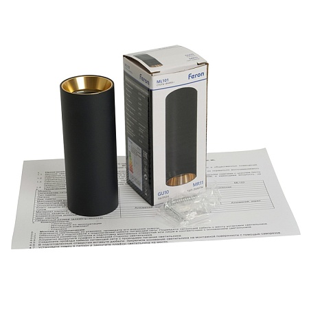 Светильник потолочный Feron ML101 Barrel MR11 GU10 35W 230V,  ML101 - фото