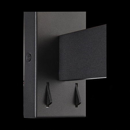 Светильник настенный ST-Luce Черный/Белый LED 2*6+3W 3200K SL1580.401.02 - фото