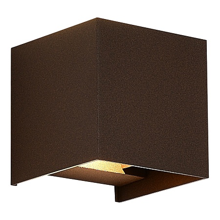 Светильник уличный настенный ST-Luce кортен/кортен LED 1*10W 2700K SL9513.601.01 - фото