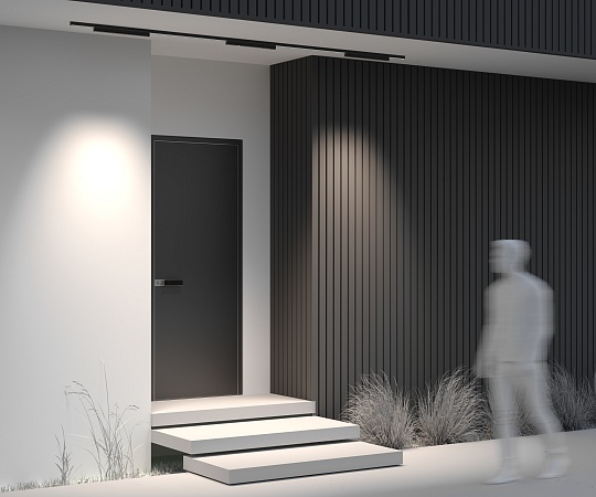 Уличный трековый светильник Outdoor O-TR02-2-S-24WB4K - фото