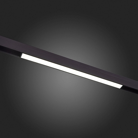 Магнитный трековый светильник Черный LED 1*12W 4000K 780Lm Ra>90 120 IP20 L406xW22xH44 ST360.446.12 - фото