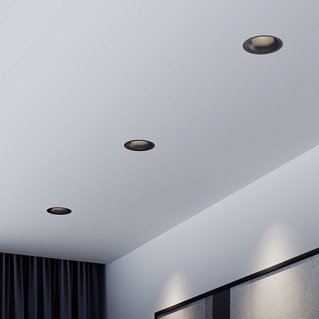 Светильник встраиваемый светодиодный Bliss 15W 4000K титан 25070/LED Elektrostandard - фото