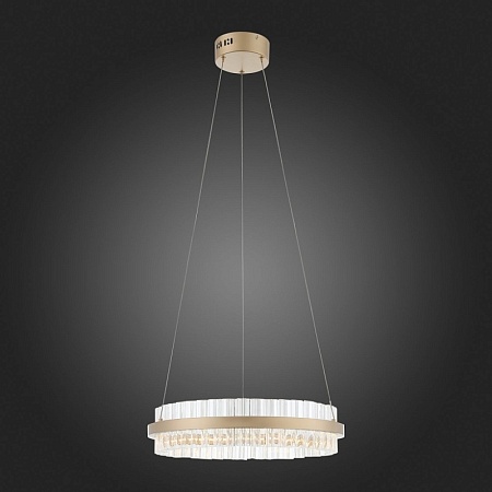 Светильник подвесной ST-Luce Золотистый/Золотистый, Прозрачный LED 1*34W 3000K SL383.203.01 - фото