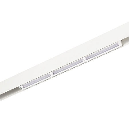 Магнитный трековый светильник Белый LED 1*18W 3000K 1 300Lm Ra>90 120° IP20 L330xW22xH4 ST804.536.18 - фото