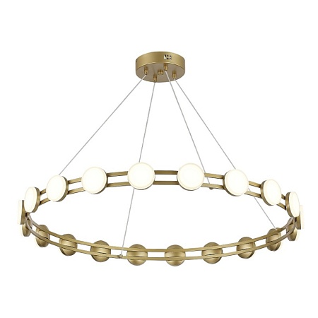 Светильник подвесной ST-Luce золотистый/белый LED 1*40W 4000K SL6610.203.20 - фото