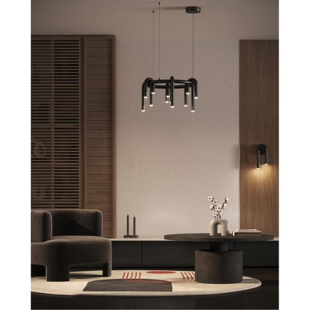 Подвесная люстра Arte Lamp WARHOL A3258LM-30BK - фото