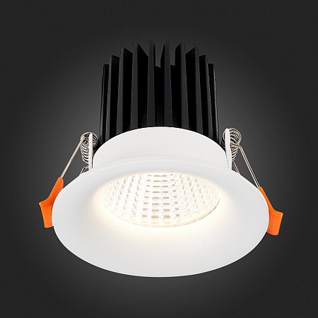 Св-к встр. Белый LED 1*10W 4000K 900Lm Ra>90 38° IP20 D85xH75 170-240V ST703.548.10 - фото
