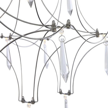 Светильник подвесной ST-Luce Хром/Прозрачный LED 1*17W 4000K SL6603.103.17 - фото