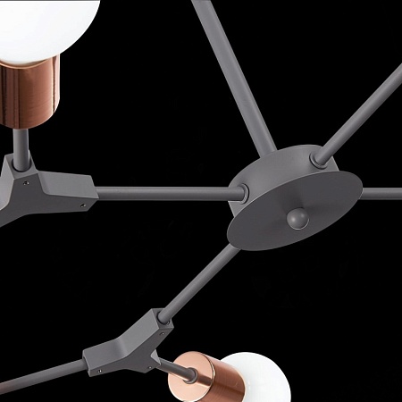 Светильник потолочный Серый, Розовое золото E27 8*60W SLE106403-08 - фото