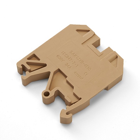 Зажим наборный изолированный (винтовой) ЗНИ - 4,0 (JXB4), бежевый STEKKER - фото