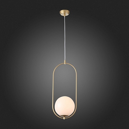 Светильник подвесной ST-Luce Золотистый/Белый E27 1*40W SL1118.203.01 - фото