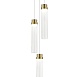 Светильник подвесной ST-Luce Латунь/Прозрачный LED 3*12W 4000K SL6236.303.03 - фото