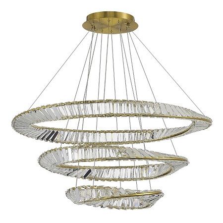 Светильник подвесной ST-Luce Латунь/Прозрачный LED 1*97W 4000K SL6204.301.03 - фото