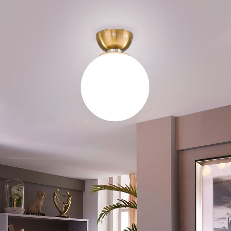 Потолочный светильник Eurosvet 30197/1 латунь - фото