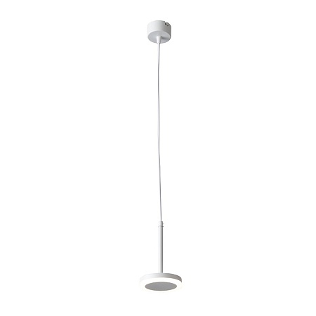 Светильник подвесной Белый LED 1*6W 3000K 468Lm Ra>80 120° IP20 D112xH184 170-240V ST104.503.06 - фото