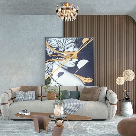 Потолочный светильник Eurosvet 10111/5 золотая бронза/прозрачный хрусталь Strotskis - фото