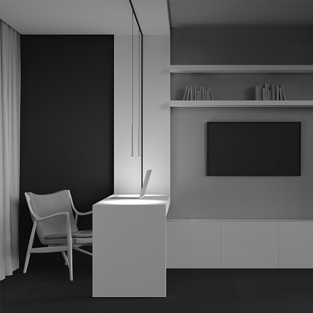 Трековый светильник Technical Skim TR191-1-3W3K-M-BW - фото