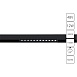 Магнитный трековый светильник Arte Lamp LINEA A4674PL-1BK - фото