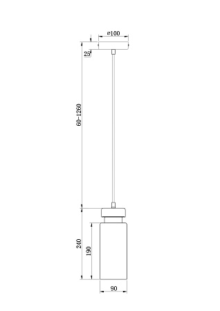 Подвесной светильник Freya FR8011PL-01N - фото