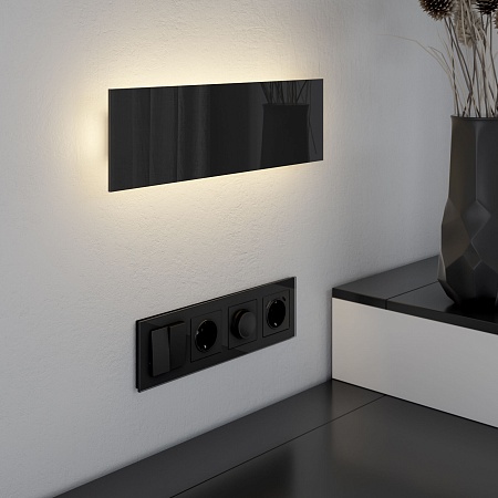 Светильник настенный светодиодный Favorit Light MRL LED 1125 черный Elektrostandard - фото