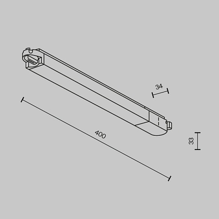 Трековый светильник Technical BASIS TR000-1-12W4K-W - фото