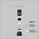 Встраиваемый светильник Technical DL124-10W-2.7K-TRS-B - фото