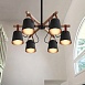 Люстра Потолочная На Штанге Natura C4 Black Imperiumloft 151722-26 - фото