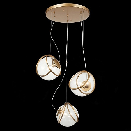 Светильник подвесной ST-Luce Латунь/Латунь, Прозрачный E27 3*40W SL1181.313.03 - фото