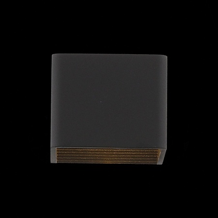 Светильник настенный ST-Luce Черный/Черный LED 1*6W 3000K SL455.041.01 - фото