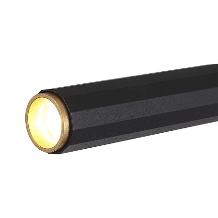 Светильник напольный ST-Luce Черный/Черный, Золотистый LED 2*3W 3000K SL6210.405.02 - фото