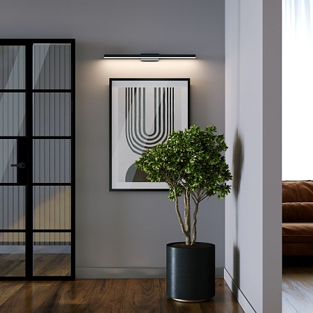 Светильник настенный светодиодный Rino черный 40157/LED Elektrostandard - фото