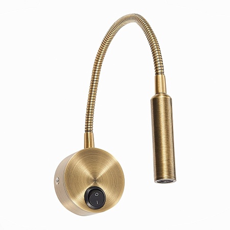 Светильник настенный ST-Luce Бронза/Бронза LED 1*3W 3000K ST653.331.01 - фото