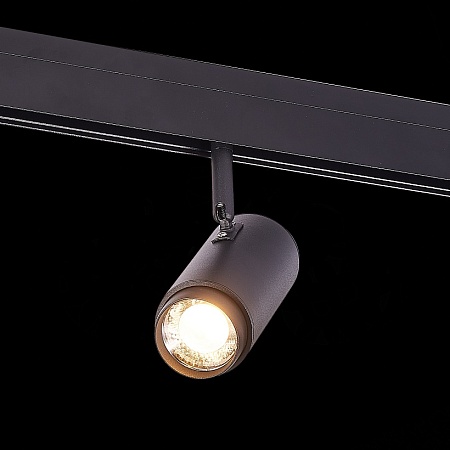 Магнитный трековый светильник ZOOM Черный LED 1*6W 3000K 667Lm Ra>80 10-60° IP20 L137xW ST357.436.06 - фото