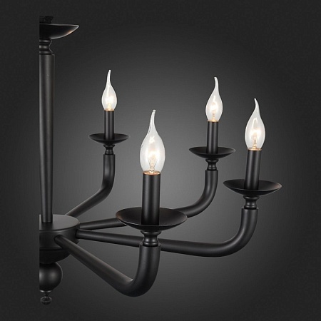Люстра подвесная ST-Luce Черный E14 8*40W SL1114.403.08 - фото