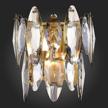 Бра ST-Luce Латунь/Прозрачный E14 2*40W SL1227.301.02 - фото