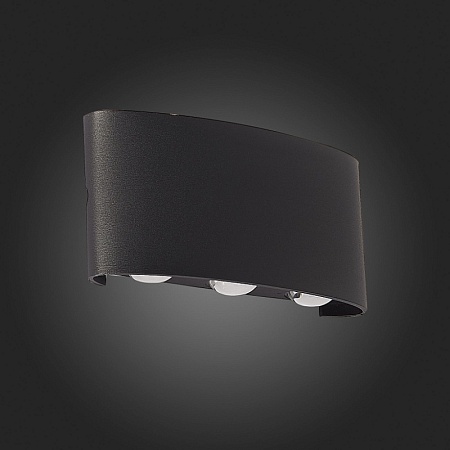 Светильник уличный настенный ST-Luce Черный кварцевый LED 6*1W 4000K SL089.401.06 - фото