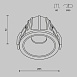 Встраиваемый светильник Technical Alfa LED DL043-01-10W4K-D-RD-W - фото