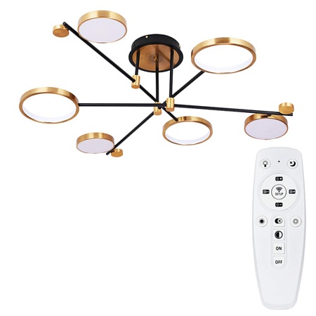 Потолочная люстра Arte Lamp HOLLY A1364PL-6PB - фото