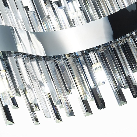 Светильник подвесной ST-Luce Хром/Хром, Прозрачный G9 12*5W SL1160.113.12 - фото