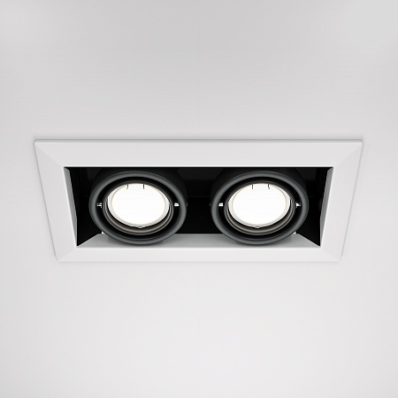 Встраиваемый светильник Technical Metal Modern DL008-2-02-W - фото