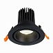 Св-к встр. Черный LED 1*10W 3000K 750Lm Ra>90 38° IP20 D102xH85 170-240V ST705.438.10 - фото